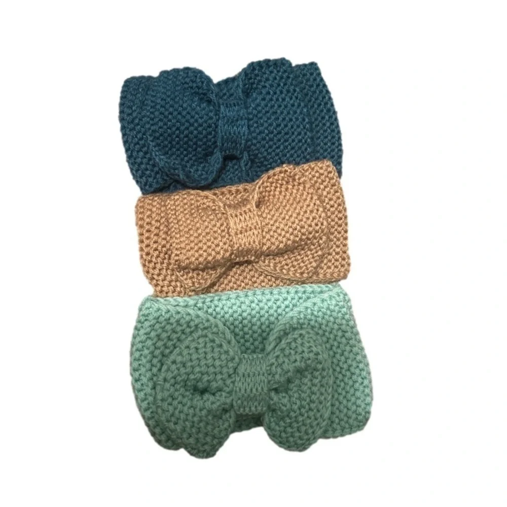 CHUNKY Crochet Handmade Ear-warmer bow headband